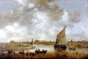 Jan van  Goyen View of Leiden from the Northeast USA oil painting artist